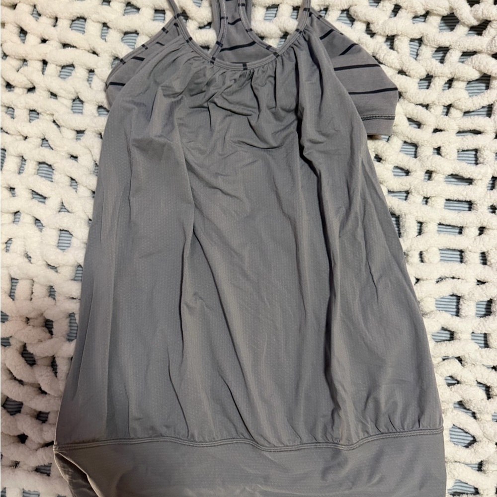 Lululemon Gray No Limits Tank Top